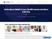Unlimited CMMS Users including Contractors | Maxpanda Free CMMS