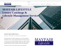 Mayfair Lifestyle | Luxury Concierge Service | VIP Personal London
