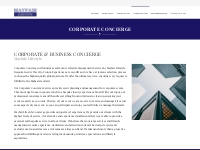 Corporate Concierge London | Mayfair Business Concierge Services