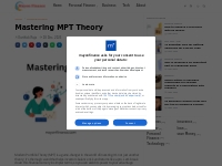 Mastering MPT Theory - Mayonfinance Personal Finance Blog | Business