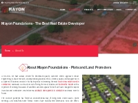 Mayon foundation - Best Real Estate Developer in Coimbatore