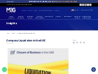 Company Liquidation in the UAE | MBG
