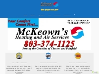 McKeowns Heating and Air Services | Your Comfort Comes First