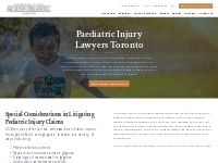 Paediatric Injury Lawyers Toronto | McLeish Orlando LLP