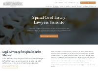 Spinal Cord Injury Lawyers | McLeish Orlando LLP