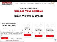 Minibus Hire Edinburgh | McNicoll Vehicle Hire LTD