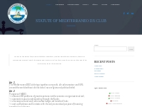 Statute of Mediterraneo DX Club   Mediterraneo DX Club