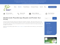 Patient Privacy Protection - Meadowlands Physiotherapy - Meadowlands P