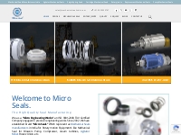 Mechanical seals India-Micro seals one of the leading Manufacturer of 