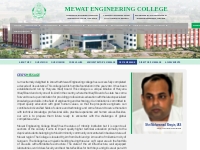 CEO's Message : Mewat Engineering college