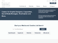 Creative Jobs :: Careers for Graphic Designers, Copywriters, Social Me