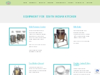EQUIPMENT FOR SOUTH INDIAN KITCHEN