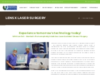 Bladeless Lensx Laser Cataract Surgery In Mumbai, India | MEC | Mehta 