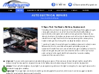 Auto Electrical Repairs Thomastown | Battery Replacement