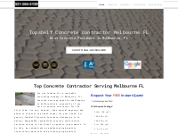Topshelf Concrete Contractor Melbourne FL