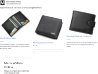Mens Wallets Online Free Delivery Australia Wide