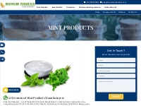 Mint Products Manufacturers | Mint Products Exporters