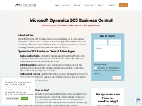 Microsoft Dynamics 365 Business Central - Cloud based Business Managem