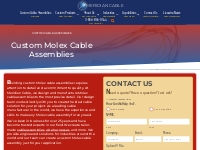Custom Molex Cable Assemblies