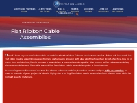 Flat Ribbon Cable Assemblies | Flat Cable Assemblies for OEMs