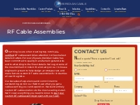 RF Cable Assemblies | Coaxial Cable Assemblies