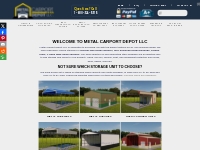 Buy Metal Carports Online - Storage Buildings | Metal Carport Depot