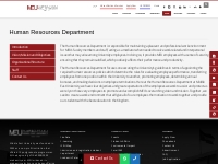 Human Resources Department - Middle East University