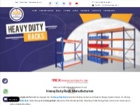 Heavy Duty Rack Manufacturers, Pallet Rack, Warehouse Rack Delhi