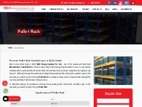Pallet Rack: Pallet Rack Manufacturers & Suppliers Noida, Delhi, India