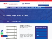 SS Slotted Angle Racks Manufacturers in Delhi Noida Suppliers Wholesal