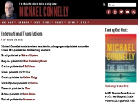 International Translations - Michael Connelly