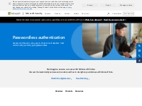 Passwordless authentication | Microsoft Security