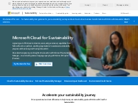 Microsoft Cloud for Sustainability | Microsoft