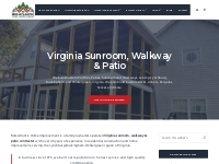 Virginia Sunroom Walkway Patio | Mid-Atlantic Home Improvement