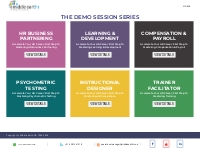 Demo Session Series Landing Page | Middle Earth HR
