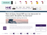 War on Gaza: Israeli MP says  no innocents  in Gaza and it should be  
