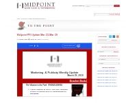 Midpoint PR Update Mar 23-Mar 29 - Midpoint Book Sales   Distribution 