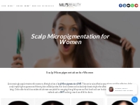 Scalp Micropigmentation For Woman In Austin Tx | Best Hair Loss Soluti