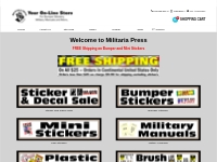 Bumper Stickers - Military Manuals - Gun Cleaning Supplies
