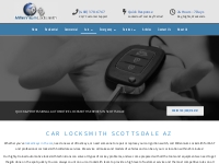Car Locksmith Scottsdale AZ | FAST Mobile Locksmith Service for Cars