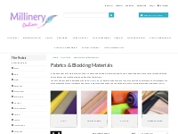Millinery Fabric | Millinery Materials online | Sinamay Fabric Milline
