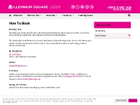 How To Book - Millennium Square