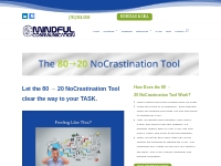 80/20 NoCrastination Tool - Mindful Communication