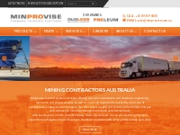 Mining Contractors Perth | Mining Equipment   Services - Minprovise