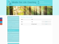 Membership Levels | Mirella Fox Life Coaching | Thame