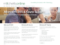 IT Support Microsoft 365 and Azure Services in Surrey.