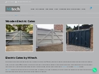 Electric Wooden Gates for Sale - Mitech Joinery LTD