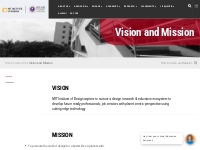 Vision and Mission - MIT Institute of Design