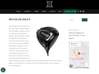 New Golf Club Sales in San Antonio | MK Golf Technologies