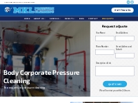 Body Corporate Pressure Cleaning - MKL Pressure Cleaning
